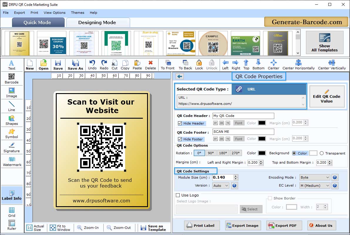 QR Code Marketing Suite