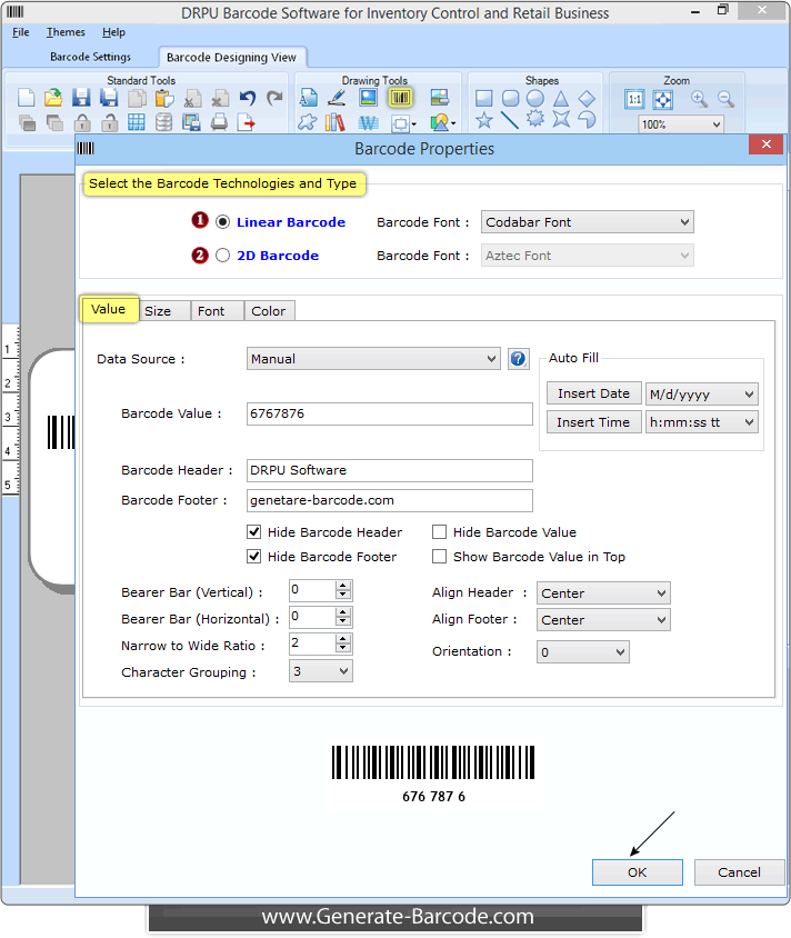 Inventory Control Retail Barcode Software screenshots - Generate ...