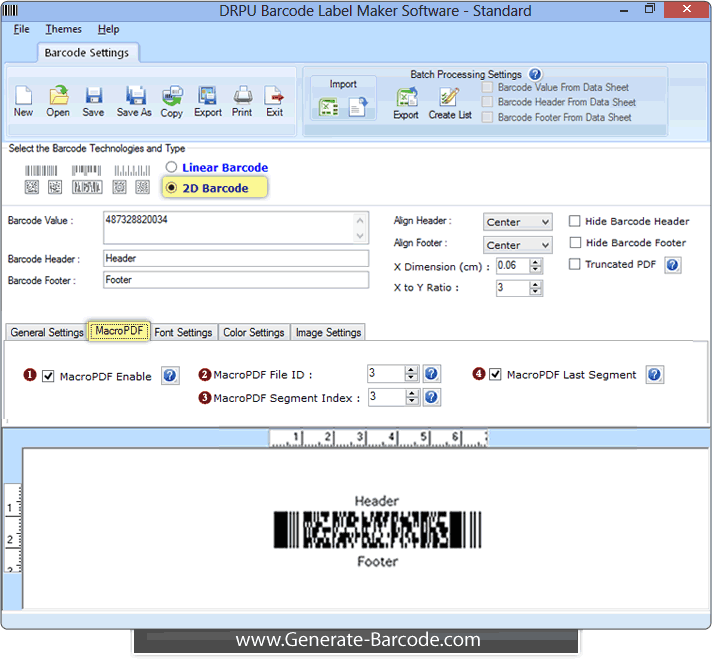 Watch Standard Edition Barcode Maker Software screenshots - Generate ...