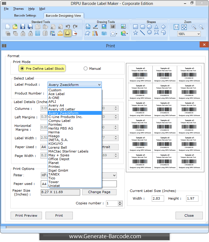 Create ready to print telepen linear barcode font – Generate-Barcode.com